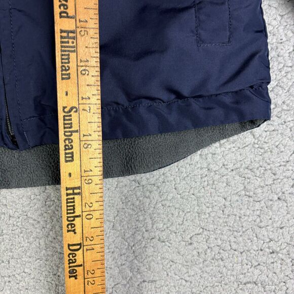 Boys Jacket CHEROKEE size XS 4-5 Blue Gray reversible fleece Polyester coat - Picture 6 of 11